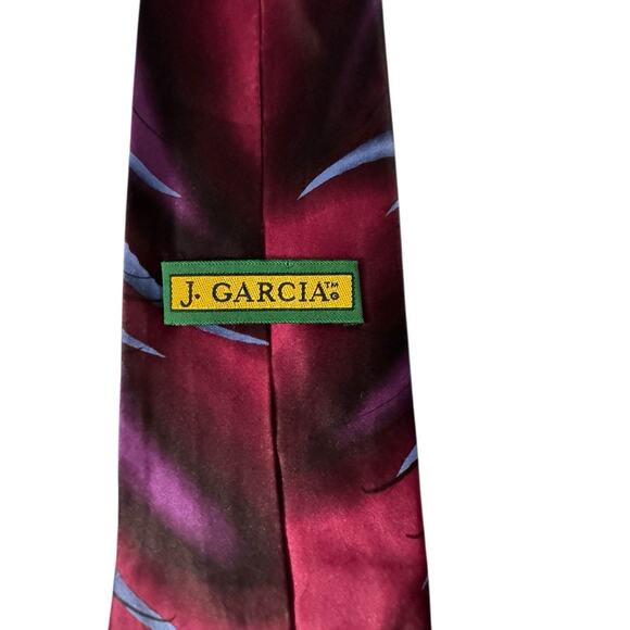 J Garcia Banyan Trees Collection Fourteen Vintage 1996 Necktie 100% Silk - Picture 4 of 7